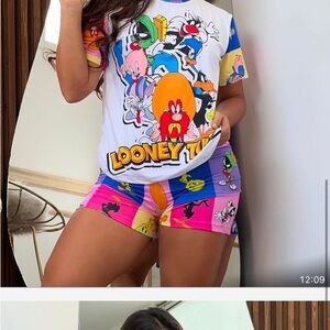 Warner Bros. Looney Tunes Colorful Pajama